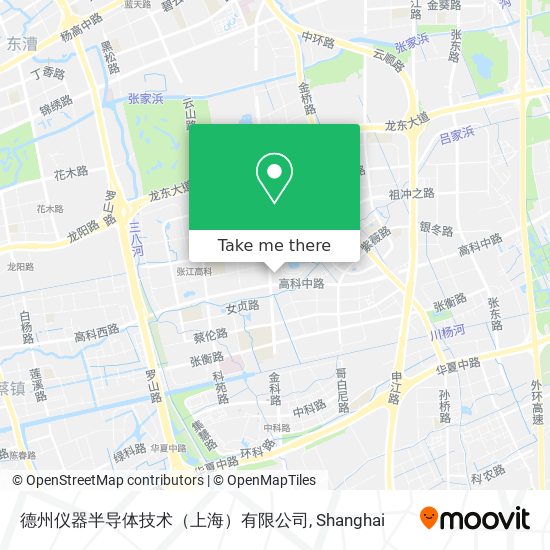 德州仪器半导体技术（上海）有限公司 map