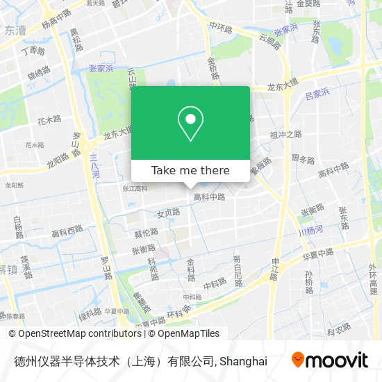 德州仪器半导体技术（上海）有限公司 map