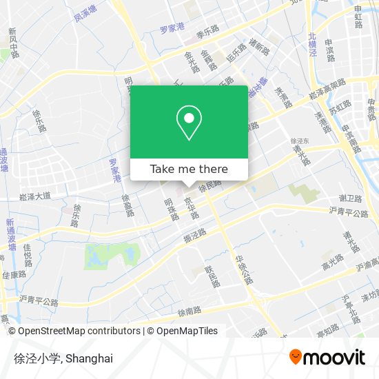 徐泾小学 map