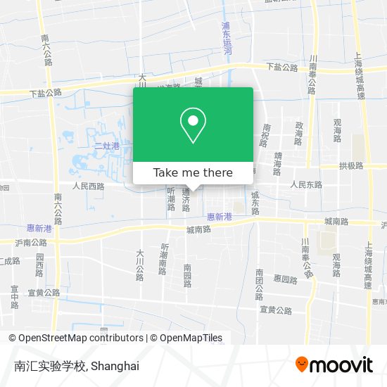南汇实验学校 map