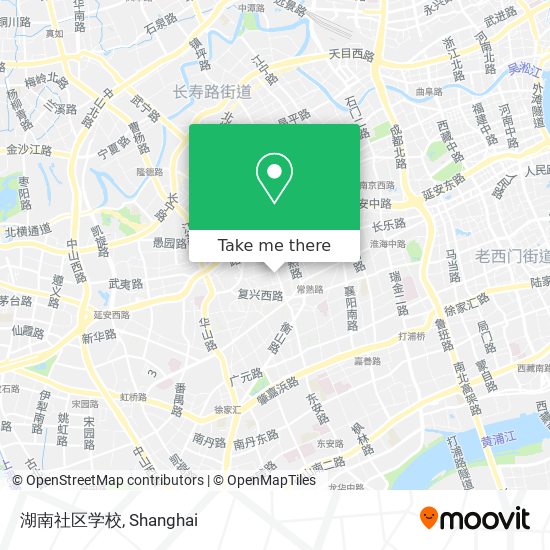 湖南社区学校 map