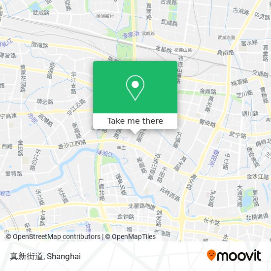 真新街道 map