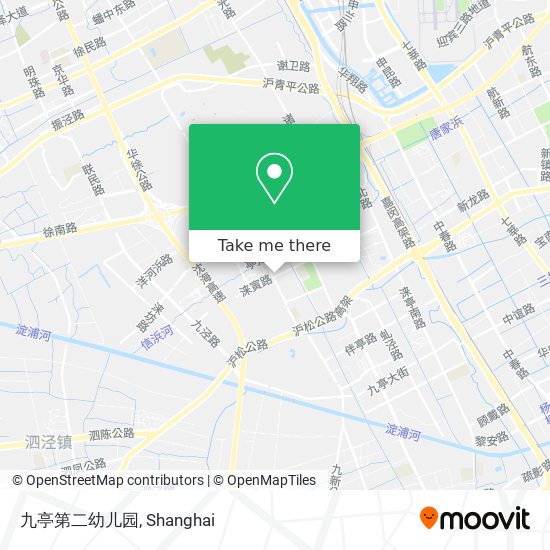 九亭第二幼儿园 map