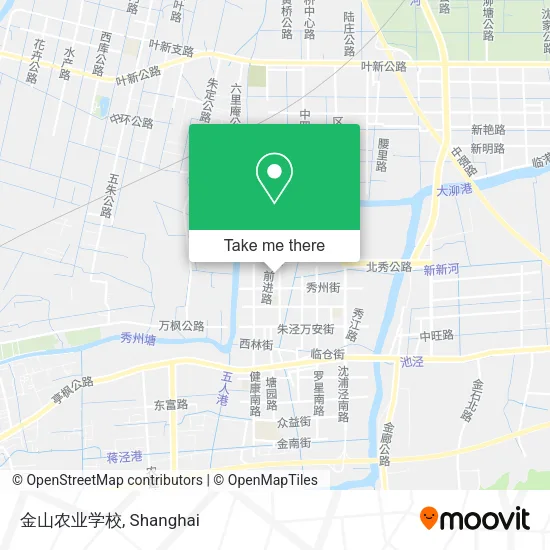 金山农业学校 map