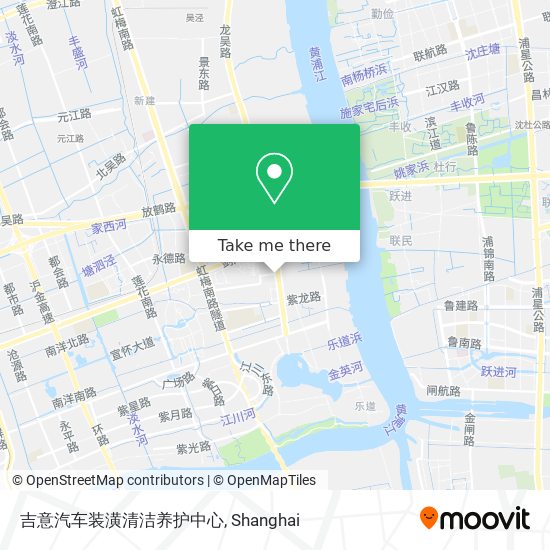 吉意汽车装潢清洁养护中心 map