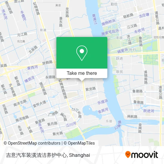 吉意汽车装潢清洁养护中心 map