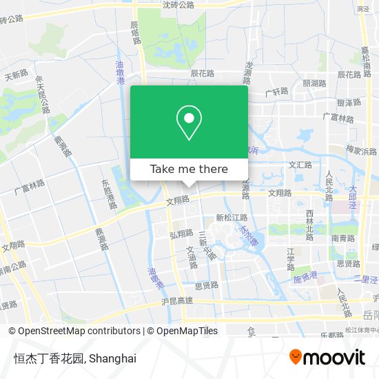恒杰丁香花园 map
