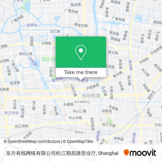 东方有线网络有限公司松江期昌路营业厅 map