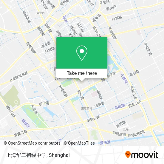 上海华二初级中学 map