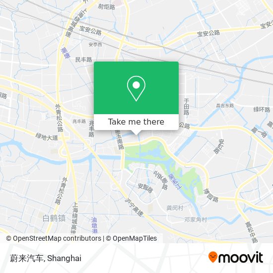 蔚来汽车 map