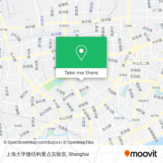 上海大学微结构重点实验室 map