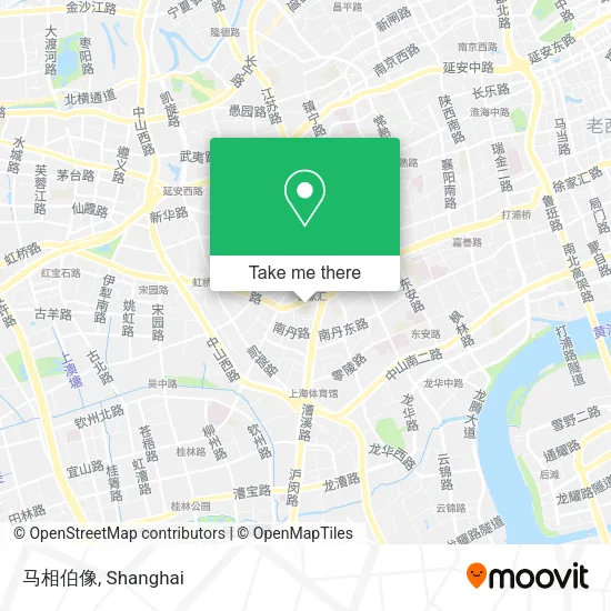 马相伯像 map