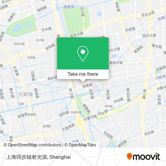 上海同步辐射光源 map