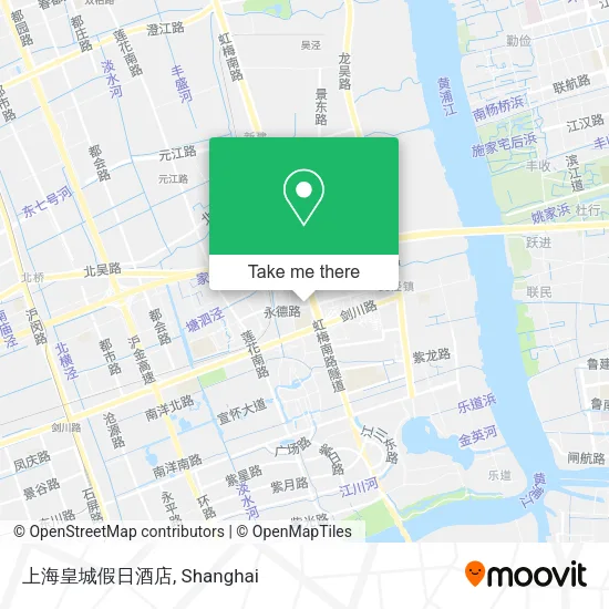 上海皇城假日酒店 map