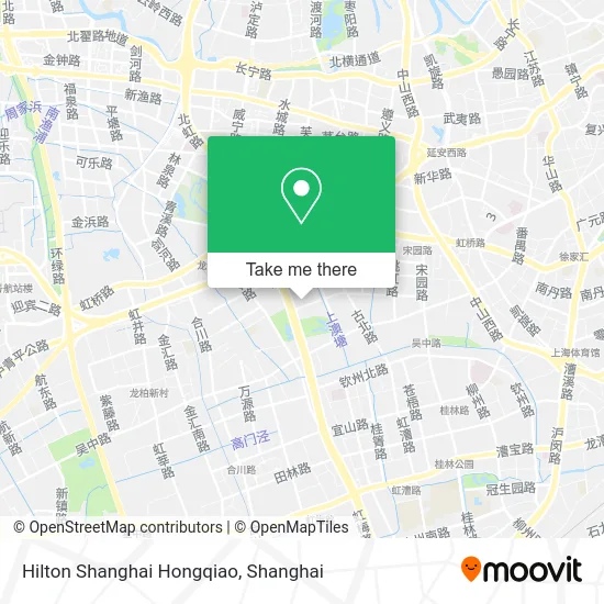 Hilton Shanghai Hongqiao map