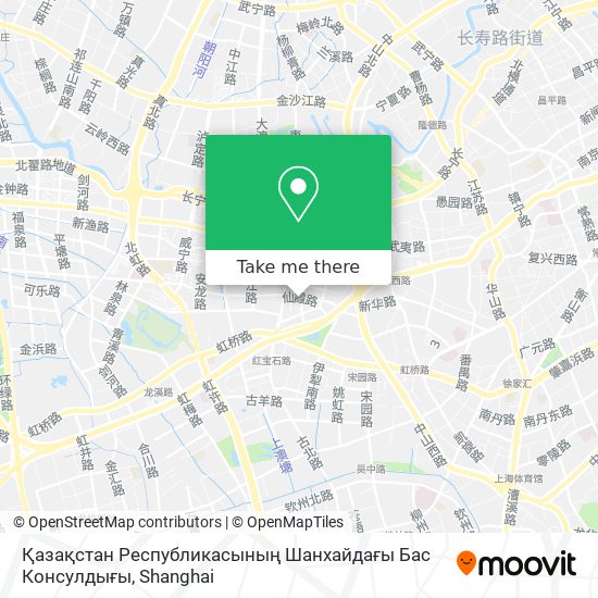 Қазақстан Республикасының Шанхайдағы Бас Консулдығы map