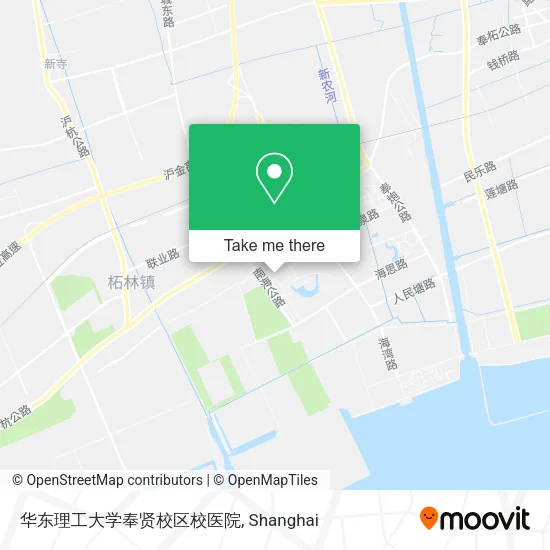 华东理工大学奉贤校区校医院 map