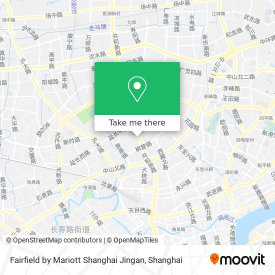 Fairfield by Mariott Shanghai Jingan map