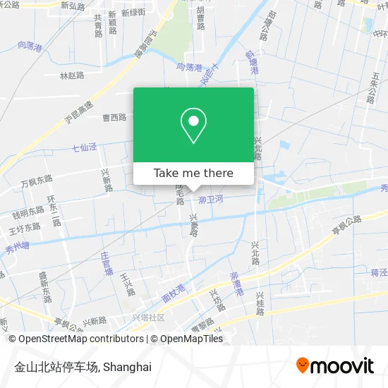 金山北站停车场 map