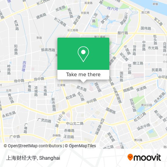 上海财经大学 map