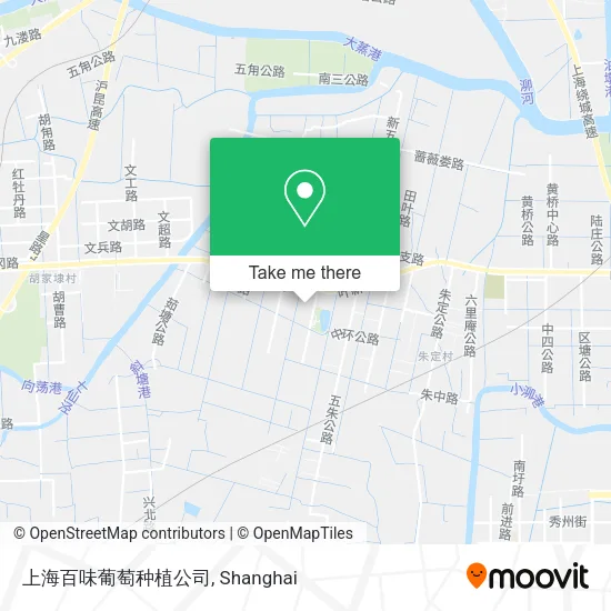 上海百味葡萄种植公司 map