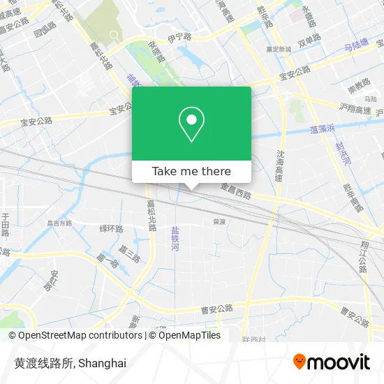黄渡线路所 map
