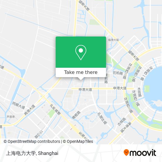 上海电力大学 map