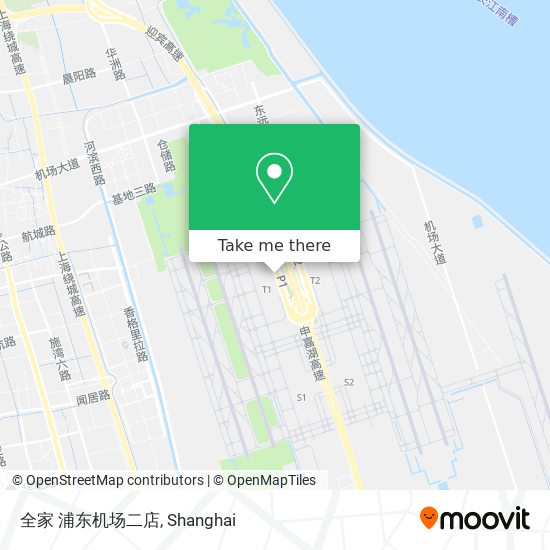 全家 浦东机场二店 map