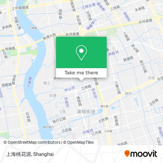 上海桃花源 map