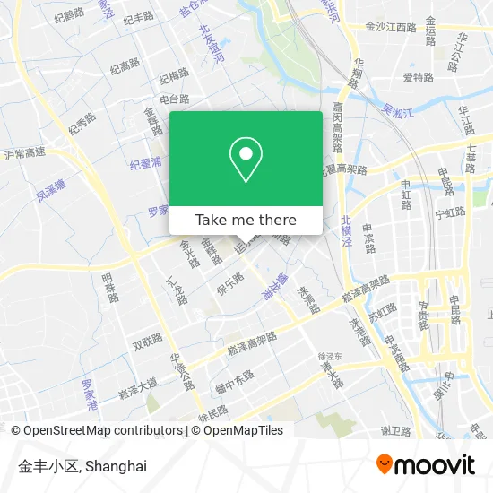 金丰小区 map