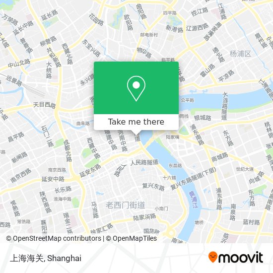 上海海关 map