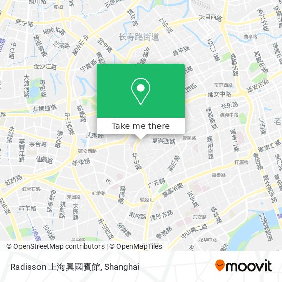 Radisson 上海興國賓館 map