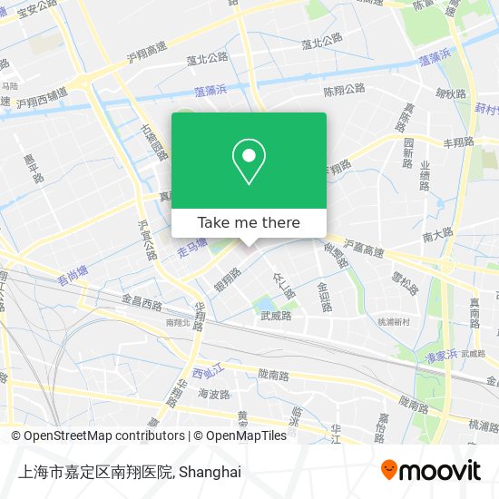 上海市嘉定区南翔医院 map