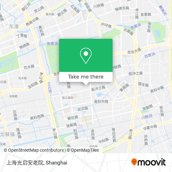上海光启安老院 map