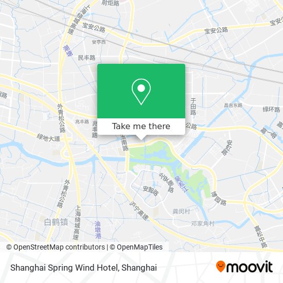 Shanghai Spring Wind Hotel map
