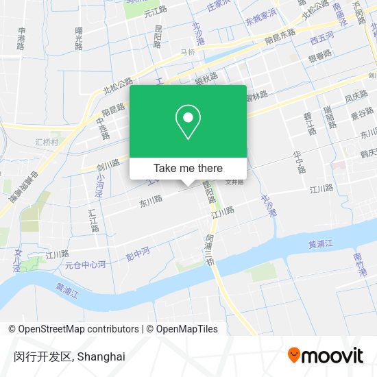 闵行开发区 map