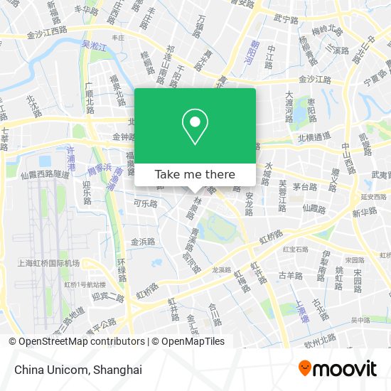 China Unicom map