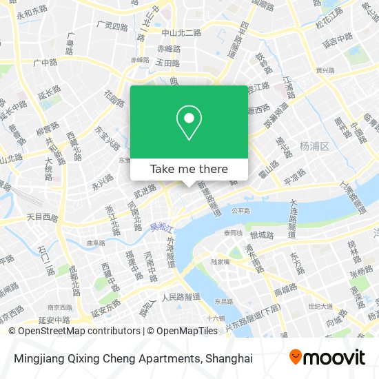 Mingjiang Qixing Cheng Apartments map