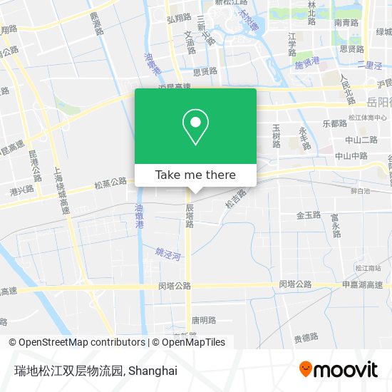 瑞地松江双层物流园 map