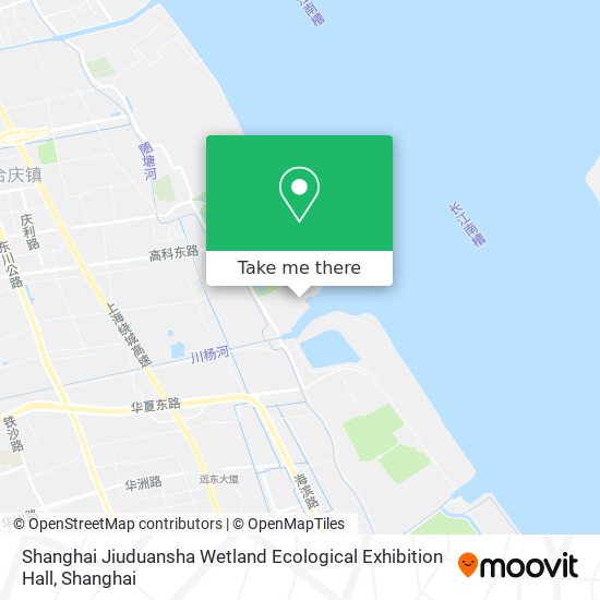 Shanghai Jiuduansha Wetland Ecological Exhibition Hall map