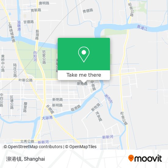 泖港镇 map