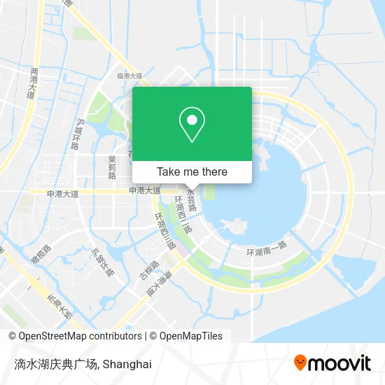 滴水湖庆典广场 map