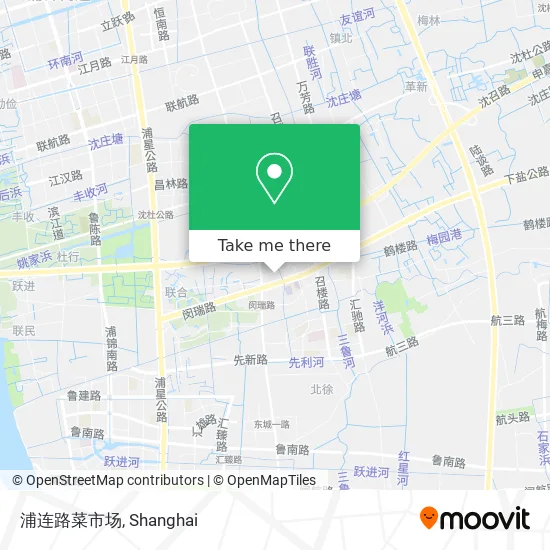 浦连路菜市场 map