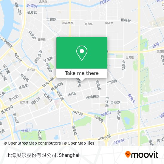 上海贝尔股份有限公司 map
