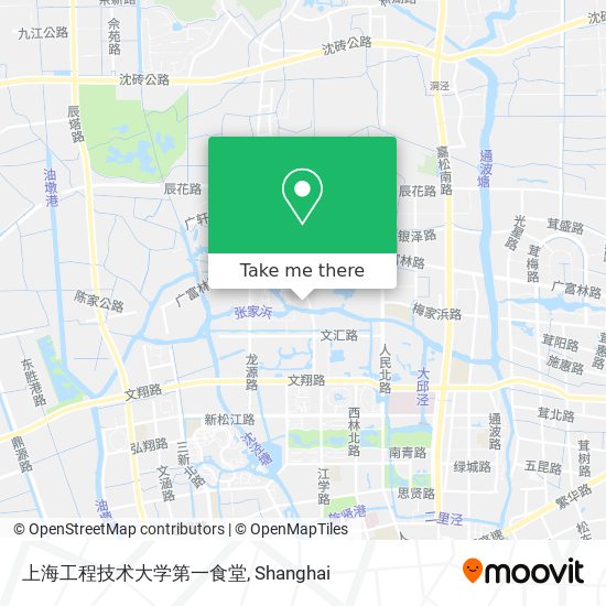 上海工程技术大学第一食堂 map