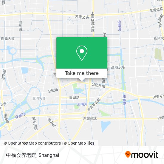 中福会养老院 map