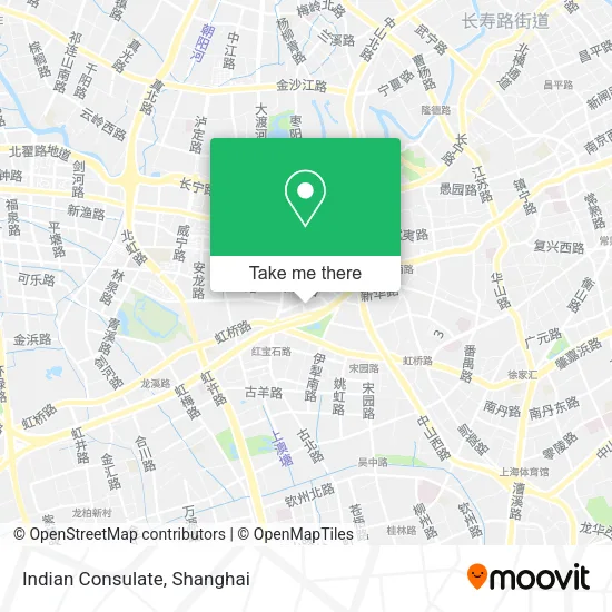 Indian Consulate map
