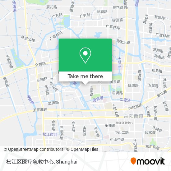 松江区医疗急救中心 map