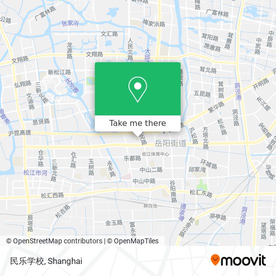 民乐学校 map