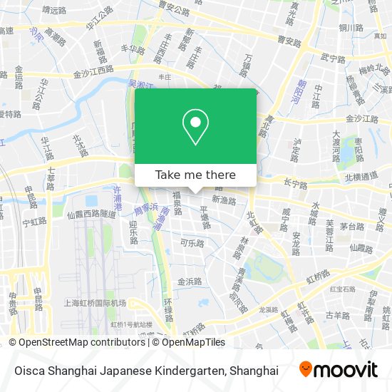 Oisca Shanghai Japanese Kindergarten map